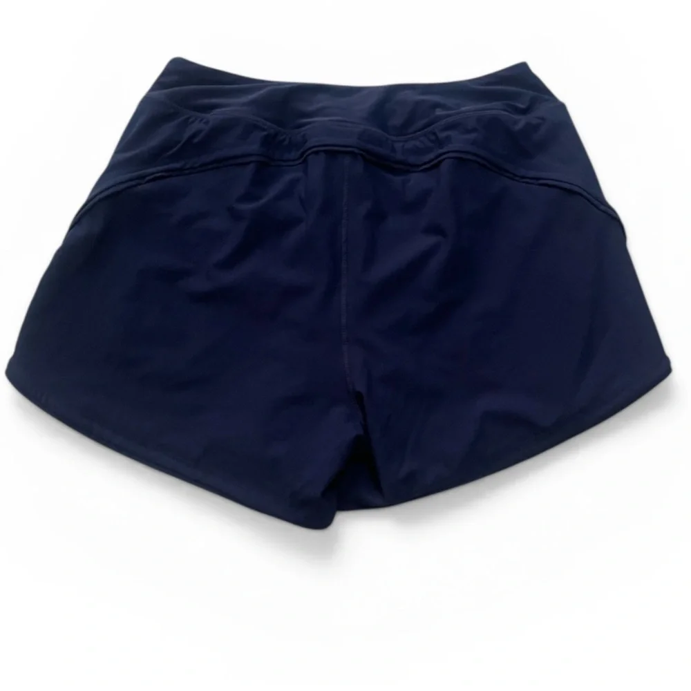 Lands' End Women's UPF Full Coverage Swim Board Shorts‎ - Navy Blue M